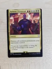 MTG Misprint Ruinous Ultimatum Miscut Magic the Gathering