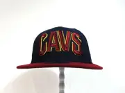New Era NBA Cleveland Cavaliers "2 Tone CAVS" Navy & Cardinal Snapback Hat OSFM
