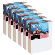 Mimik Recycled PET Cradled Canvas Wood Panel 1-1/2"" Deep - 8""x10"" (Box of 6)