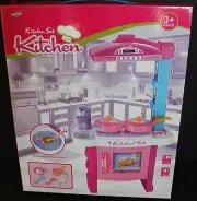 Kids Toy, My Size 21" Compact Mini kitchen Pink Set w/ Lights and sounds, 3+ yea