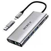USB C Docking Station Dual Monitor,Displaylink USB 3.0 Dock with HDMI,VGA,USB...