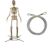 Coated 920 lb Heavy Duty 12 Ft. Skeleton Guy Wire Cable Home Depot