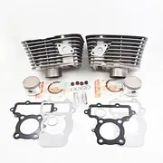 Motorcycle Styling Motorcycle Cylinder Kit for Yamaha Virago XV250 V Star 250 Route 66 Qianjiang QJ250-H QJ250-L QJ250-J Keeway Cruiser 250 2V49FMM Replace