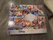 Thomas Kinkade Disney 100 Years Princess Collage 2000 Puzzle New Ceaco