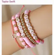 Taylor Swift 5 Pc Bracelet Forever Swifties