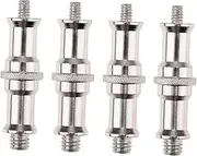 Mipcase Photography Accessory Adapter Kit 4pc 1/4 to 3/8 Flash Light Stand Threaded Adapters
