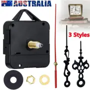 DIY Quartz Clock Movement Mechanism Hands Wall Repair Tool Parts Kit AU 3 Styles