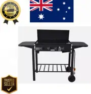 Jumbuck Delta 4 Burner Hotplate BBQ flat top outdoor cooking solution grill food