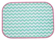 The Coral Palms® Swimsuit Saver Roll-up Neoprene Mat - CHEVRON & CIRCLES