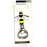 Tommy Bahama Bee Bottle Opener Enamel Metal Yellow Black Honeybee 2 x 4 inch NIB