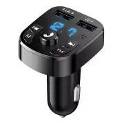 1 x QC3.0 Quick Charge Car MP3 Player Bluetooth 5.0 FM Transmitter LED Car Radio