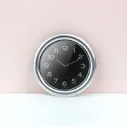 1/12 Scale Dollhouse Miniature- 1 Mini Silver Clock Doll Furniture Accessories