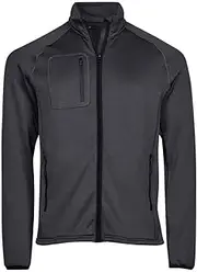 [Tee Jays] Mens Fleece Jacket (UK Size: XXL) (Dark Grey)