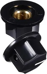 INOOMP 2Pcs Potentiometer Knobs for Electric Guitar Volume Control Compatible with Insert Shaft Durable and Space Saving Design