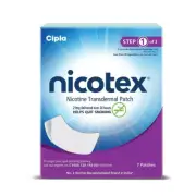 Cipla Nicotex Nicotine Transdermal Patch 7 Patches (Step 1-21mg)
