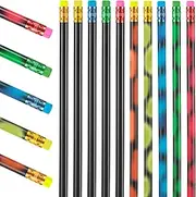 Outus 30 Pieces Color Changing Mood Pencil Bulk with Eraser 2B Wooden Heat Activated Fun Pencils Assorted Colors Thermochromic Pens Gifts for Prizes Birthday Gift Party Favors