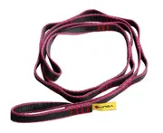 Outdoor Climbing Rope Climbing Auxiliary Rope Downhill Aerial Yoga Hammock Daisy Ring Sling Equipment Wear Ring - Red 110cm