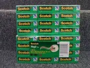 3M 24 ROLLS SCOTCH MAGIC TAPE 3/4" 1500" EA 18,000" IN. PHOTO SAFE NEW