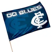 Carlton Blues AFL GAME DAY Pole Flag Banner