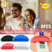 8x Tube Squeezer Toothpaste Dispenser Holder Rolling Bathroom Extract Home Tools