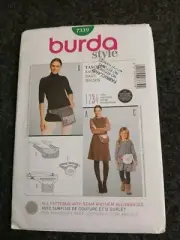 RARE BURDA BAGS 7339 Sewing Pattern 3 Styles UNCUT Vintage