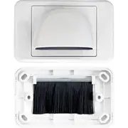 PRO2 BNWP01 White Bullnose Wall Plate Bull Nose 05Dwpm Ideal For Instances Where You Have Pre-Made
