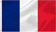 LARGE French Flag, 3x5Ft France Flags Banner For Indoor Outdoor Decoration of Canada Yards.Parade Or Express Mood