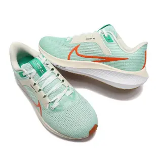 【NIKE 耐吉】慢跑鞋 Wmns Air Zoom Pegasus 40 女鞋 小飛馬 綠 橘 運動鞋(DV3854-300)