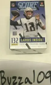 2020 Score Football Blaster Box 1 Hit Tom Brady Tribute Burrow Herbert RC