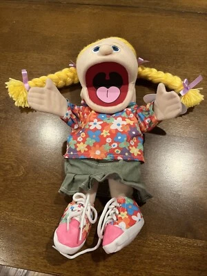Silly Puppets 14" Cindy Peach Girl Hand Puppet With Tags
