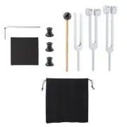 Tuning Forks for Healing Set (128Hz, 256Hz, 512Hz),Tuning Fork with Reflex7949