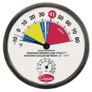 Cooper-Atkins Freezer and Cooler Analog Hygrometer 212-159-8 Cooper-Atkins