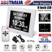 Digital Day Calendar Clock 8 inch for Memory Loss Seniors Dementia Elderly NEW