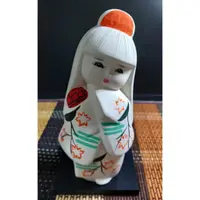 在飛比找蝦皮購物優惠-日本 陶瓷娃娃  陶瓷土鈴 人形 早期物件 復古收藏