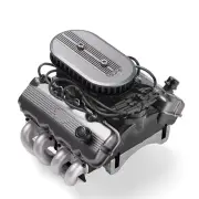 RC Car 1976 Model 1/10 Simulation SOHC V8 Scale Engine Kit GRC F76 Silver