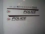 Biloxi Public Schools MS Police Car Decals Custom 1:24