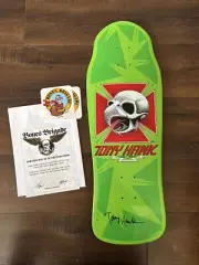 SIGNED Tony Hawk Bones Brigade COA Series 15 Powell Skateboard Deck AUTO