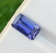 1.85.ct Blue Iolite Gemstone Octagon Loose Stone Emerald Cut Gemstone Lot
