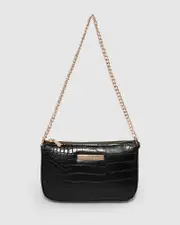 Black Lucy Mini Shoulder Bag