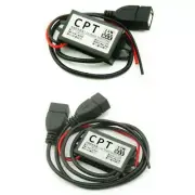 Auto 12V to DC5V Single/ Double USB Output Power Adapter for DVR Camera
