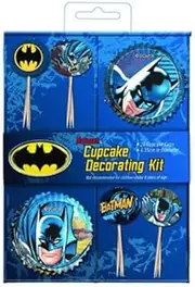 Batman Cupcake Decorating Kit (48 Pieces)