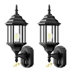 Motion Sensor Outdoor Lights, 2 Pack 16 inch Dusk to Dawn Outside Porch Light...