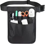 [Fxvhojq] Nurse Fanny Pack With Tape Holder - Multi-Compartment Organizer Belt, Adjustable Waist Strap, Nylon Waist Bag, Tool Storage Pouch for Women Men Nurses