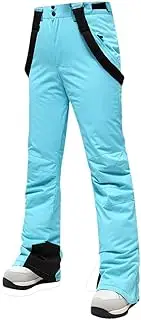 [Haitpant] Winter Ski Pants Women Outdoor Windproof Waterproof Warm Snow Trousers Ski Snowboarding Pants