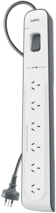 Belkin 6 Port Surge Protector (2M Cord)