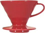 [HARIO] VDC-02R V60 Coffee Dripper, Red