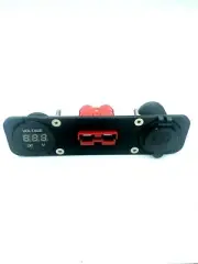 Voltage Gauge Cig Acc Socket Red 50Amp Anderson Face Mounting Plate Panel 12V