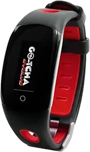 Datel Go-Tcha Evolve LED Touch Smartwatch for Pokemon Go Auto Catch Collecting Item with Time Clock Pedometer Function - Red