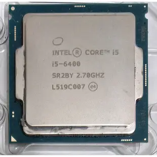 Intel core 六代/七代 i5-6400 6500 7400 CPU (1151 腳位)