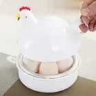 Boil Eggs in Microwave Oven Detachable Shell Steamer Healthy Plastic Cooker